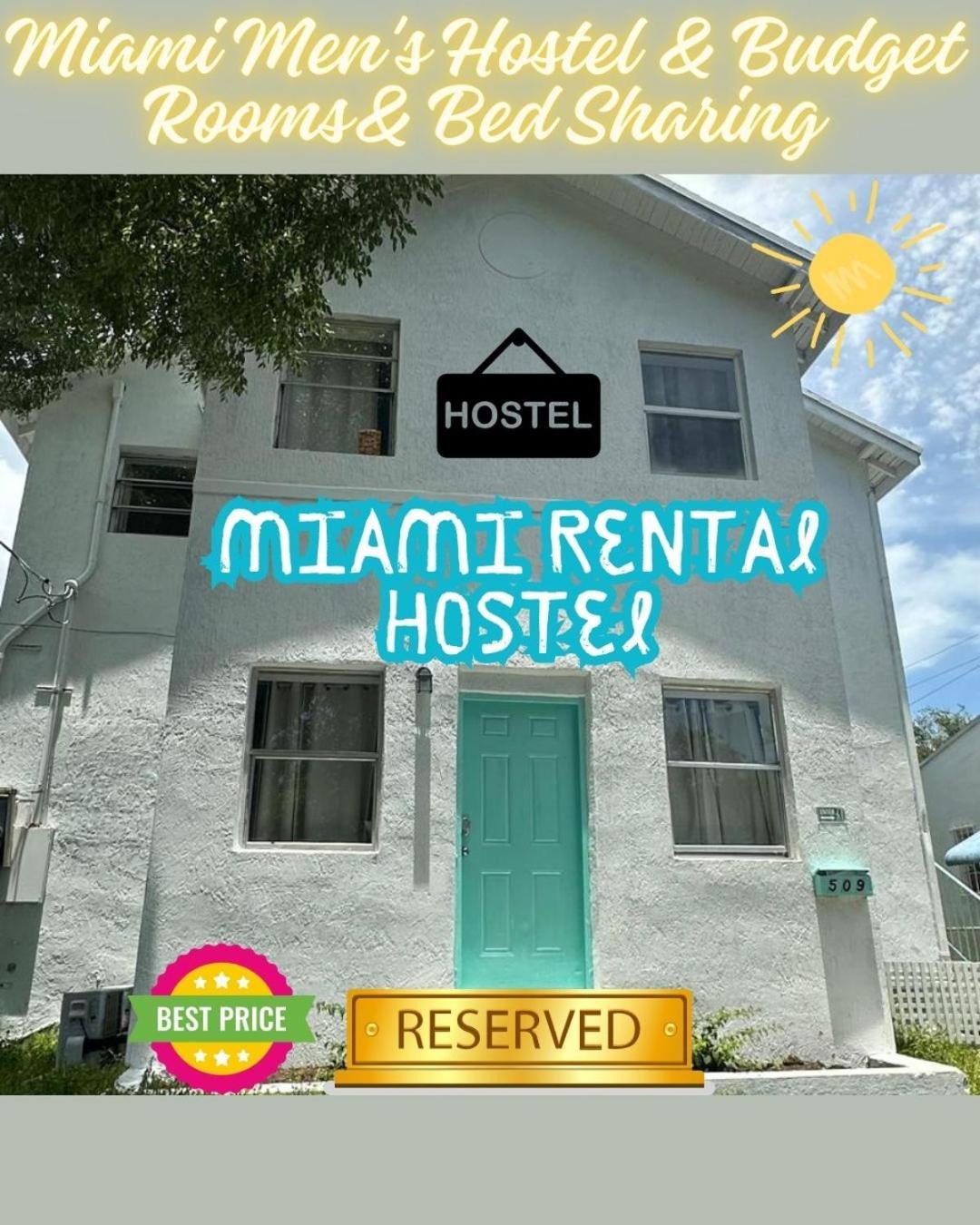 103 Miami Shared Rooms For Men Central Comfortable, Affordable Exterior photo